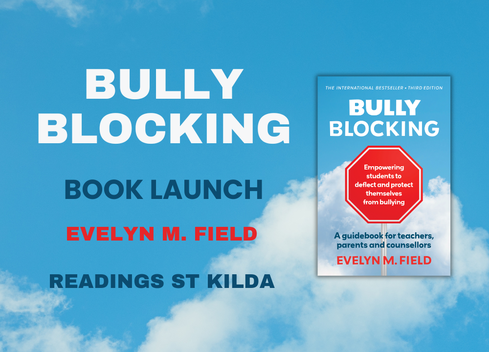Evelyn Field launches Bully Blocking at Readings St Kilda