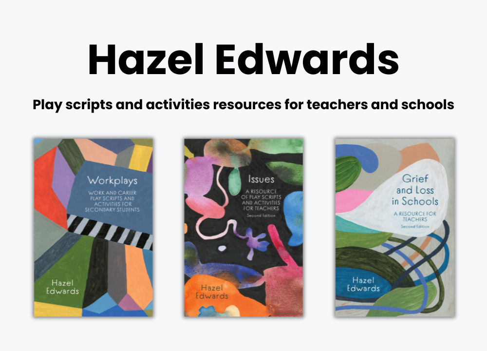 Play scripts and activities resources series by Hazel Edwards