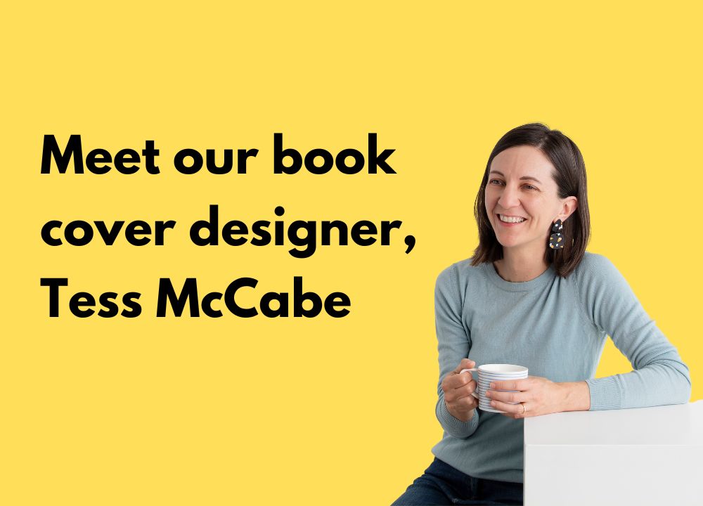 Meet our book cover designer, Tess McCabe