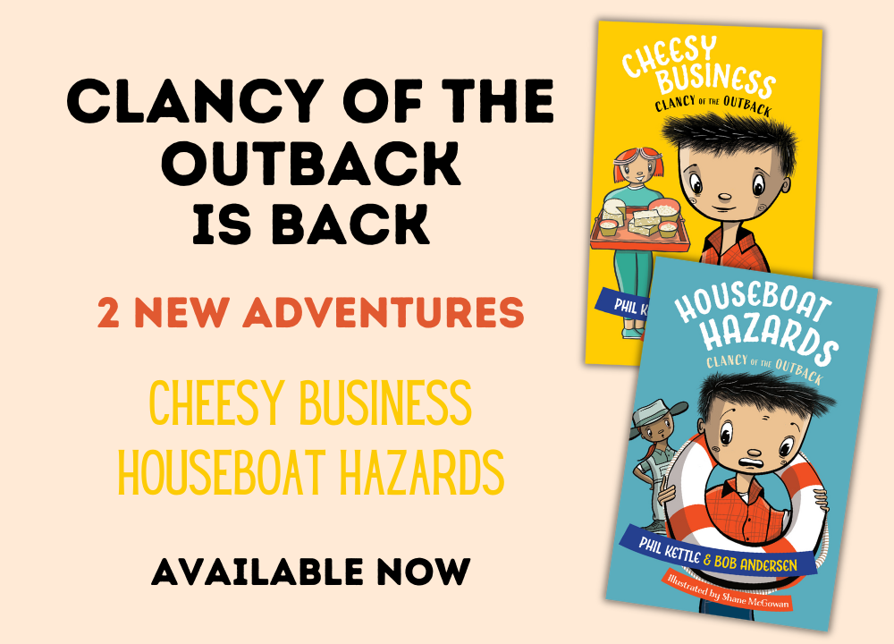 Clancy of the Outback is back in 2 NEW adventures