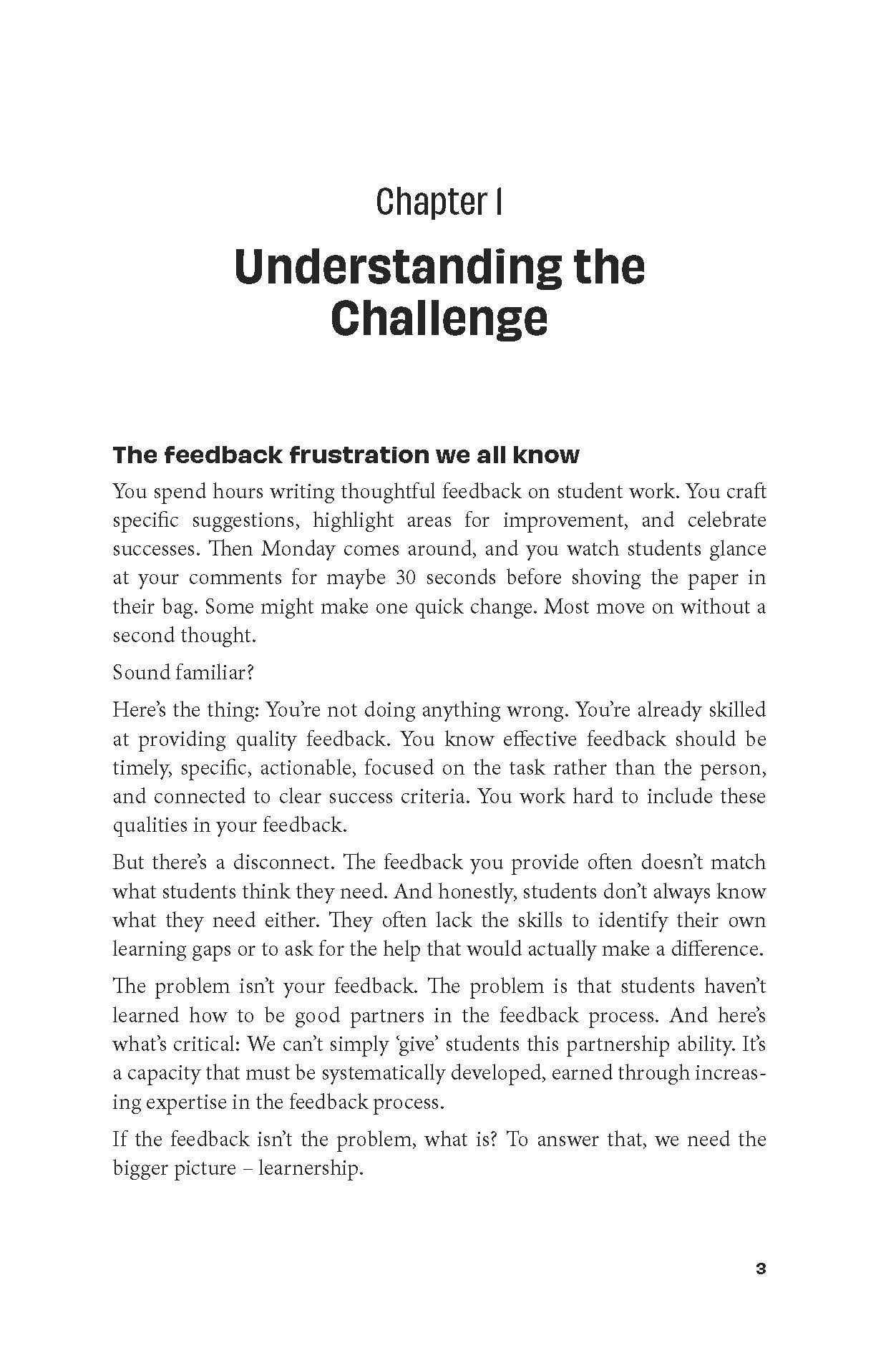 From Feedback to Advice