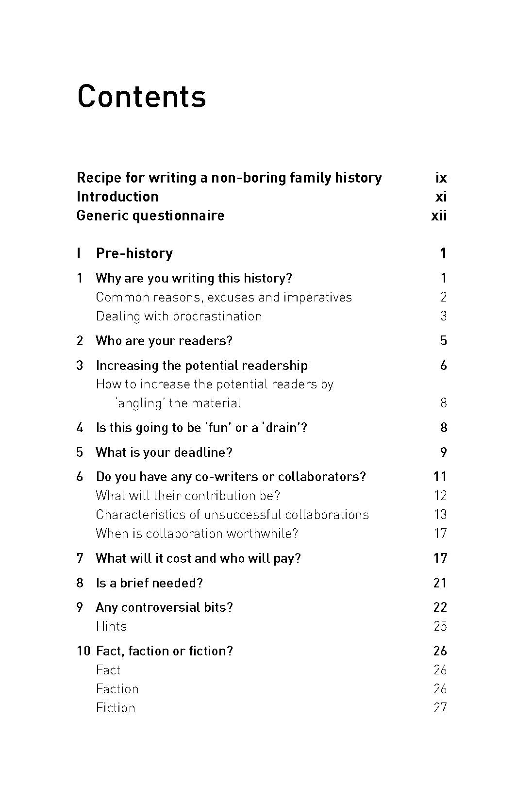 Writing a Non-boring Family History