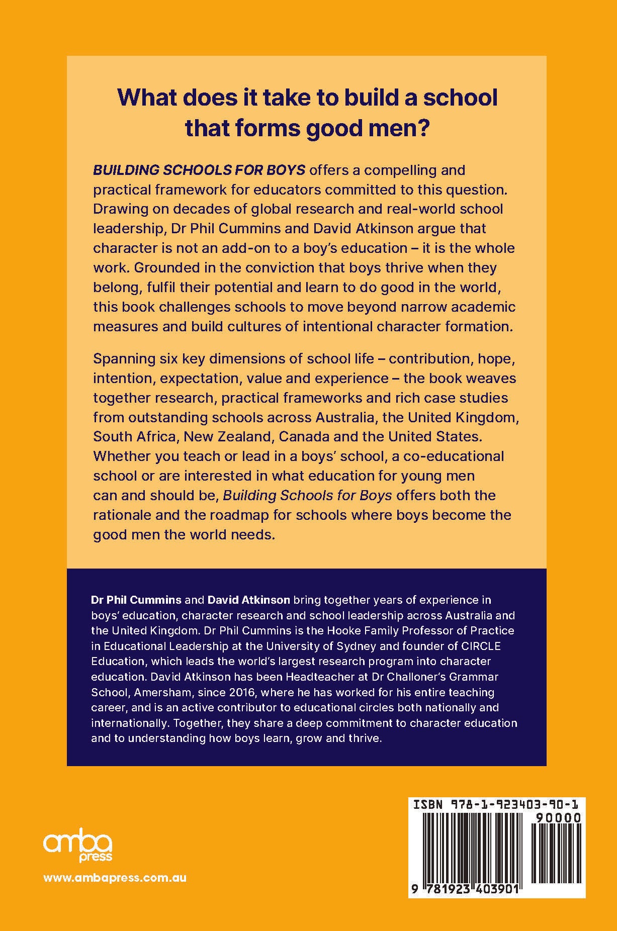 Building Schools for Boys