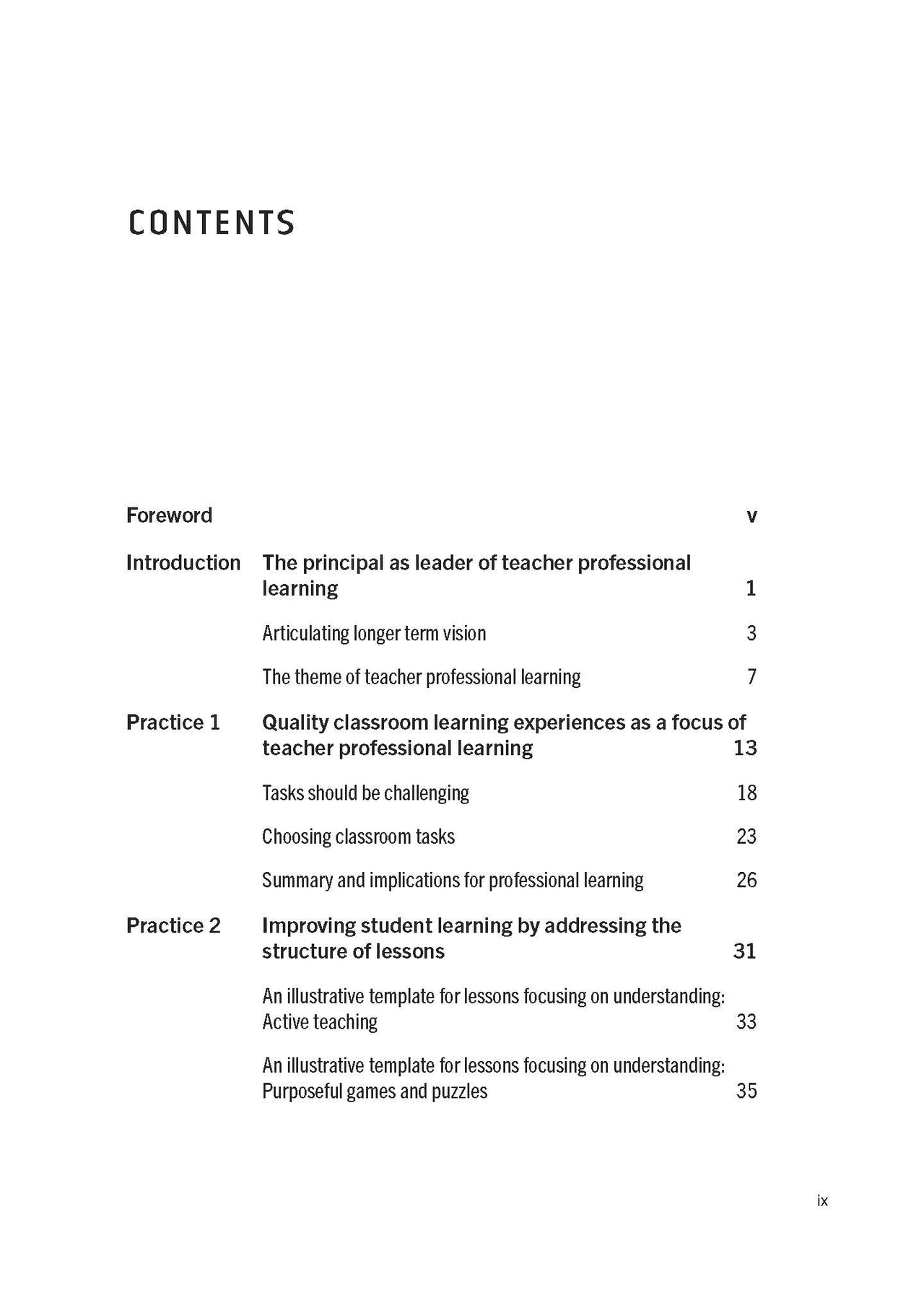 Leading Improvement in Mathematics Teaching and Learning
