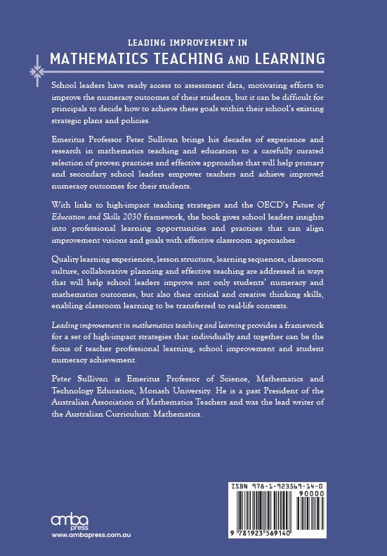 Amba Math Leading Improvement in Mathematics Teaching and Learning – Amba Press