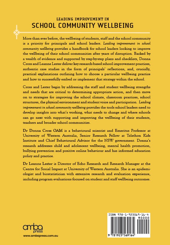 Leading Improvement in School Community Wellbeing