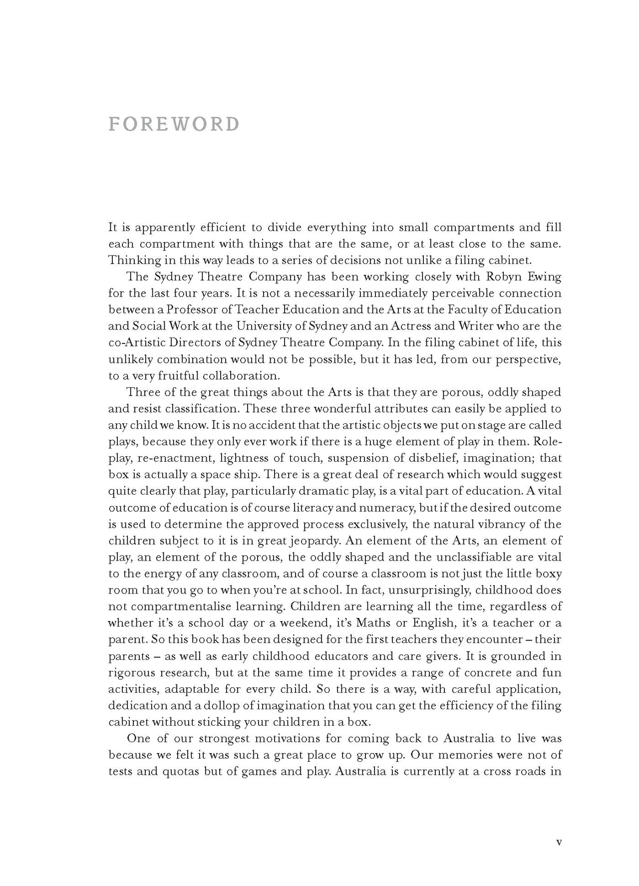 Creative Arts in the Lives of Young Children