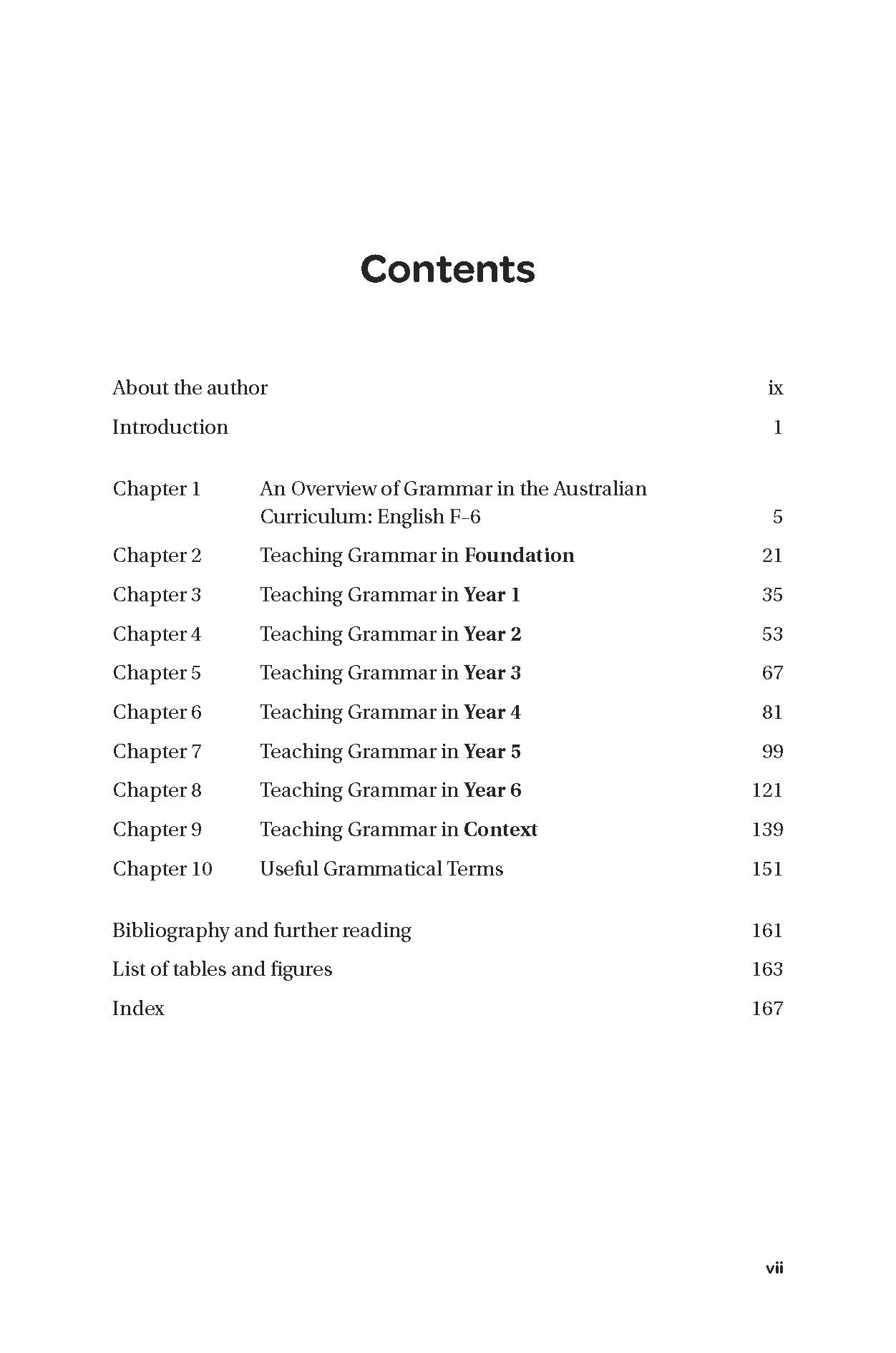 Teaching Grammar F–6