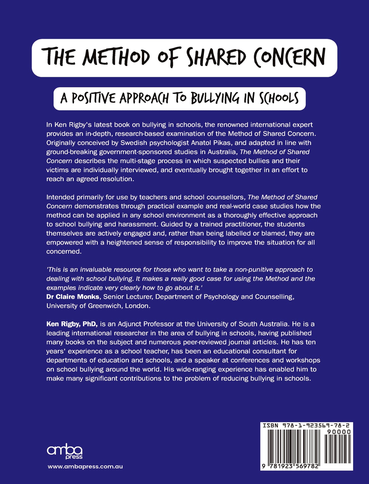 The Method of Shared Concern