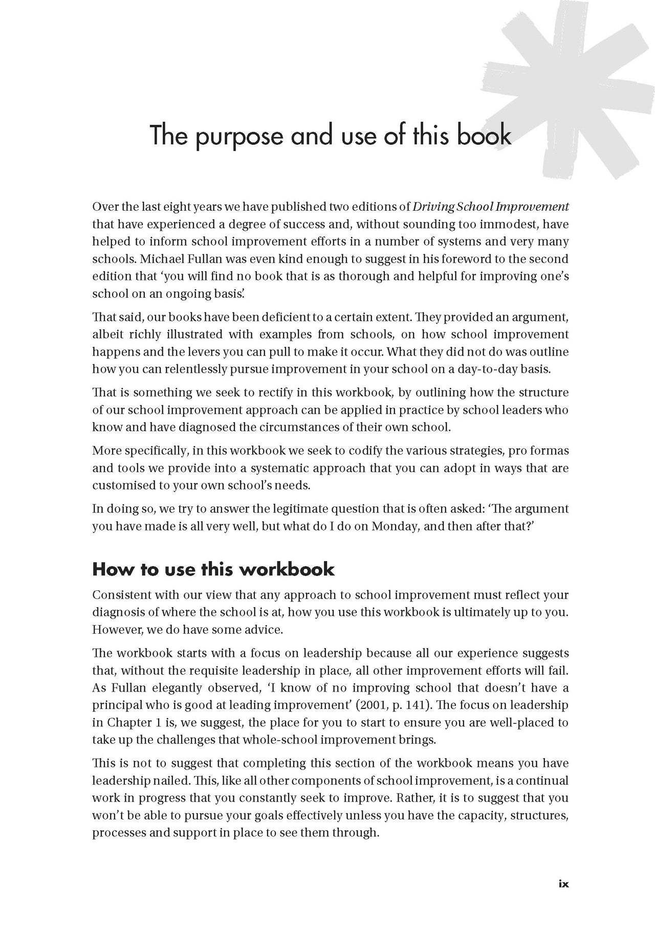 Driving School Improvement Workbook