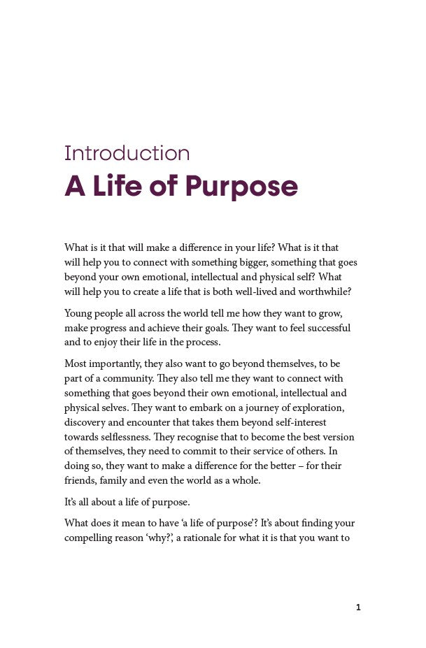 A Life of Purpose