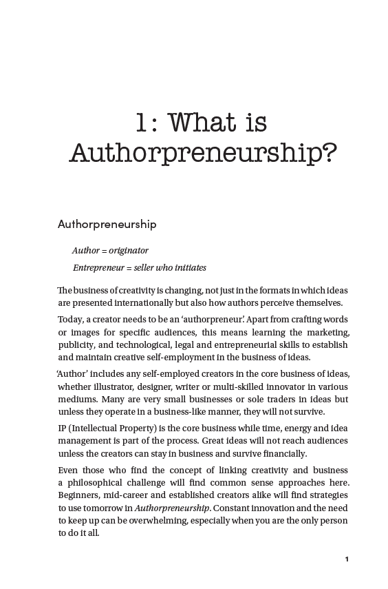 Authorpreneurship