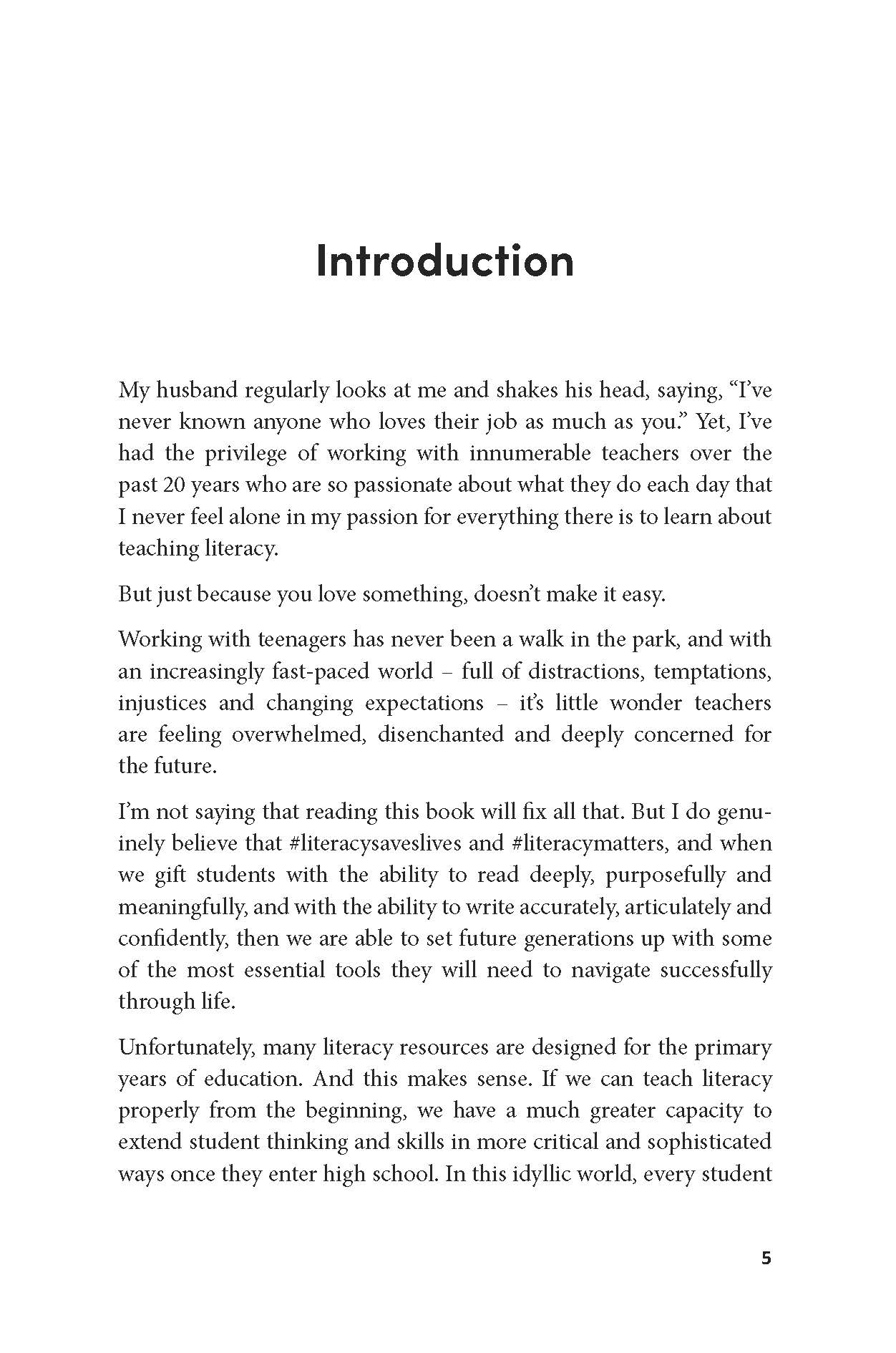 Connecting Whole-School Literacy