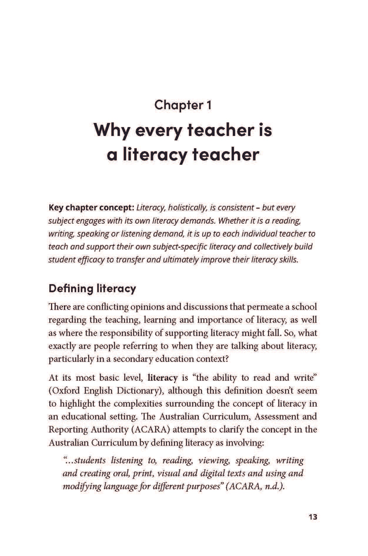 Connecting Whole-School Literacy