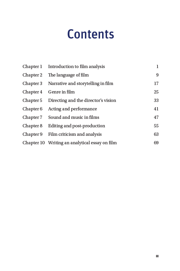 Film Analysis Handbook