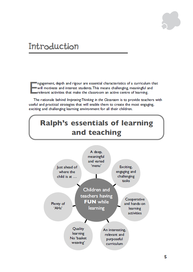 Improving Thinking in the Classroom