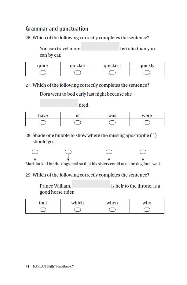 NAPLAN-Skills* Handbook 7