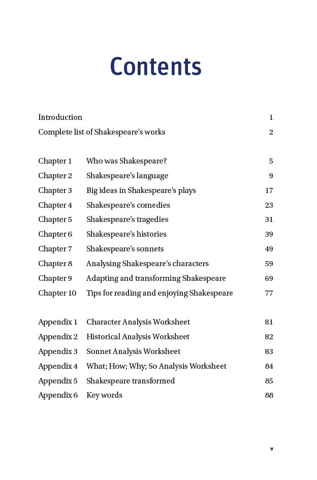 Shakespeare Simplified